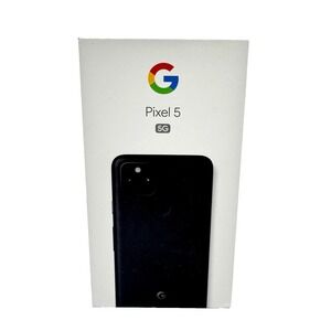 Google Pixel 5 5G Black Smartphone Box Included FOR PARTS NOT WORKING